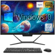 Aio All IN One Touch Screen I7 8 Gen 24 " Windows 10 Pro 16gb 480gb Full HD PC