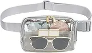 [Generic] Running Waist Bag | Fashion Waist Packs Waterproof - Outdoor Belt Bag Adjustable Running Chest Bag Men and Women, Gray, Refer to description, Unisex