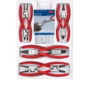 NEW KNIPEX 002004V01 CIRCLIP RETAINING RING PLIERS SET 8 PC