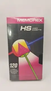 Memorex HS Video Cassette 120 High Standard Tape VHS Tape Brand New SEALED