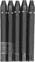 Professional Drawing Pencils Set, 2B 4B 6B 8B 12B Water Soluble Sketching Shading Beginners Artists, Versatile Hexagonal Design, Easily Erasable for Sketching, Oil Painting,