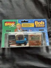 New BRIO Wooden Bob the Builder Bricklayer Accessories 32814 Wheelbarrow Blocks