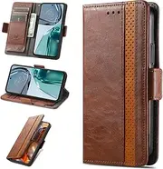Cover Compatible with Asus Zenfone 10 5G,Compatible with Asus Zenfone 10z 【PU Leather + Shell】【Card Holder】【Flip Stand】 Wallet Case Brown