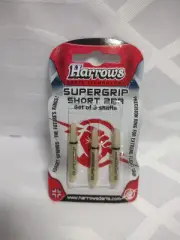 Harrows Supergrip 2BA Short Nylon Dart Shafts New In Package 38mm (1 1/2")