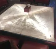 24" Selenite Coffee Table Top ,Selenite Stones Table Top, Home Decor Table Top