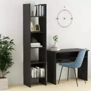 NNEVL Book Cabinet Grey 40x35x180 cm Chipboard