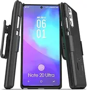 Encased Galaxy Note 20 Ultra Belt Clip Case (2020 DuraClip) Slim Cover with Holster for Samsung Note 20 Ultra Phone - Black