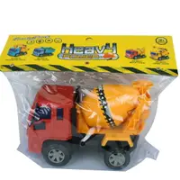 在飛比找樂天市場購物網優惠-一般混泥土車 6607C 慣性工程車玩具(PVC卡紙頭)/一