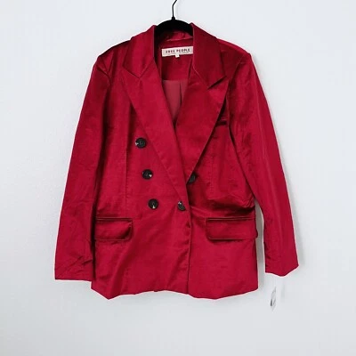 Free People Velvet Ashby Blazer S