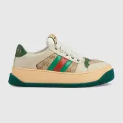 Gucci Screener Sneakers With Web Motif IT 41 Women