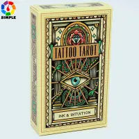 在飛比找蝦皮購物優惠-Tattoo Tarot Ink Intuitio紋身塔羅牌