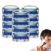 12Pcs Razor Blade Refills for Men and Women Dry Skin Shaving Blades for Fusion 5