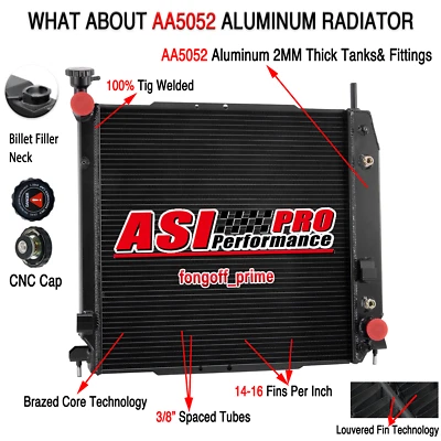 3-Row Radiator For Holden 2008-2012 Rodeo RA;03-08 Isuzu D-MAX;06-18 Colorado RC (for: Isuzu)