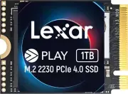 Lexar LNMPLAY001T Internal SSD Play 1TB M.2 2230 PCIe Gen 4x4 NVMe SSD up