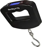 [SUPVOX] Electronic Scale for Home Travel 50kg Digital Portable Hanging Scale Non-Slip Hook