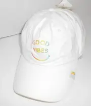 Too Cute! New Good Vibes C&C Women's Rainbow Adjustable Hat B177