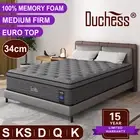 Duchess Queen Double King Single Bed Mattress Pocket Spring Foam Medium Firm