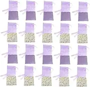 KOMBIUDA 20pcs Lavender Bags Fragrance Pouch Car Sachets Organza Bags Textile Moths Bags Sachet Sacks Tiny Wedding Favor Bags Drawstring Bag Small Packing Bag Sachet Bag