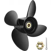 VEVOR Outboard Propeller, Replace for OEM 3587522, 4-Blade 14 1/4\" x 19\" Pitch Aluminium Boat Propeller, Compatible with Volvo Penta SX Drive All Mo