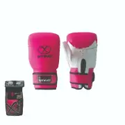 STING ARMALITE SAS LEATHER BAG MITT GLOVES LARGE UNISEX PINK BNWT Workout