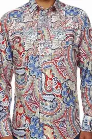 Robert Graham “Perfecto” NWT Extremely Rare Shirt XL