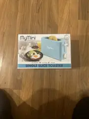 MyMini Single Slice Toaster, Aqua nostalgia