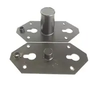 Set Of 2 Metal Speaker Stand Mounting Internal Adapter For Nexo Speaker 183mm