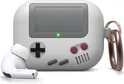 [elago] AW5 Classic Game Player Design Case Designed for Airpods Pro Case (Light Grey)