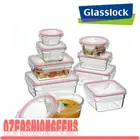 Glasslock Food Storage Container BPA Free 9 Pce Ovensafe Set 28060 NS
