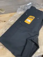 Carhartt Men's Relaxed Fit Duck Bib Overall Size 32x34 Black New