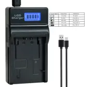 LCD Battery Charger For Sony NP-FV30 FV50 FV100 AC-VQP10 BC-TRP BC-TRV BC-VH1