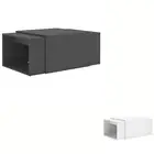 Nesting Coffee Table Set 3 Piece Chipboard Side Furniture Multi Colours vidaXL