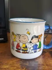 Peanuts Charlie Brown Snoopy Sally Patty Linus Lucy Double Sided Coffee Mug