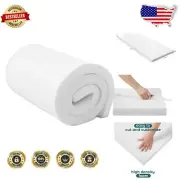 Versatile Customizable Foam Cushion - High Density, 2"x24"x72" for Furniture