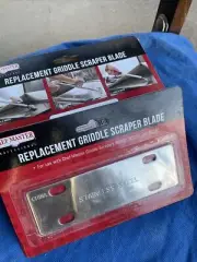 (3) Chef-Master Replacement Blade for Griddle Scraper 90003HD!