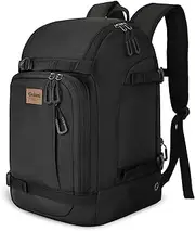Goloni Ski Boot Bag - 50L Waterproof Ski and Snowboard Boots Travel Backpack for Skis, Snowboard, Ski Helmet, & Accessories
