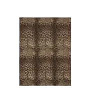 Dolce Gabbana Logo-Patch Leopard-Printed Blanket One size Multicolor