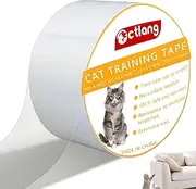 Anti-Scratch Cat Training Tape, H HOME-MART 4 inches Cat Sofa Scratch Guard,Anti Scratching Tape,100% Transparent Clear Cat Scratches Deterrent Tape, Furniture Protector for Couch,Carpet x 3 Meters