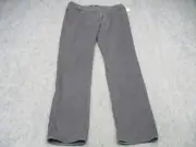 Brax Pants Mens 40 Gray Corduroy Straight Leg Cadiz 40x34 NEW