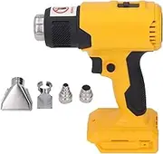 Cordless Heat Gun, Adjustable Temperature Portable Handheld Rechargeable Fast Heating Hot Air Gun with 4PCS Nozzle, Heating Machine for Shrink Tubing, Crafts, Stripping Paint