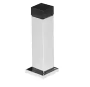 Linnea 304 Grade Stainless Steel 3-7/16 Inch Long Baseboard Door Stop