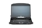 ATEN 18.5' Short Depth 4-Port HDMI LCD KVM, Dual Rail and widescreen support, Superior video quality, Video DynaSync, EDID Expert , Auto Scan mode