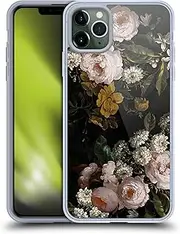 Head Case Designs Officially Licensed UtArt Roses and Baby's Breath Antique Flowers Gel Case [Military Grade Protection] Compatible with Apple iPhone 11 Pro Max