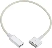 eMagTech Type-C Adapter Male to Female T Head Adapter Type-C Male to Female Converter Adapter Charger Converter Compatible with MacBook Air Compatible with MacBook Pro