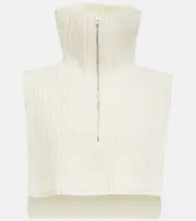 [Joseph] Joseph Wool half-zip sweater One Size neutrals