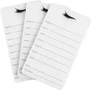 LOLIPPYY 3Pcs Acrylic Lash Tray for Eyelash Extensions Durable Display Boards for Storing and Organizing False Lashes Practical Tool for Beauty Salons and Personal Use