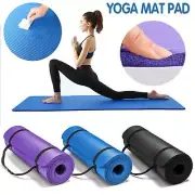 Thick Yoga Mat Pad NBR Nonslip Exercise Fitness Pilate Durable Floor Gym Mat AU