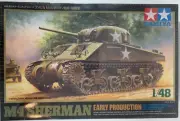 M4 Sherman | Die-Cast Chassis | Model | Military | Tamiya | 1/48 | Sealed Box