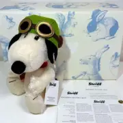 Steiff Snoopy Peanuts Flying Ace 2016 Doll Mohair Plush 1500 Limited Japan Rare