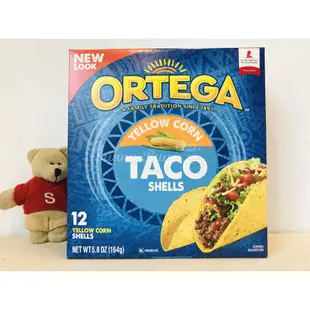 美國 Ortega 黃玉米墨西哥塔可餅 12入 Taco shells【Sunny Buy】